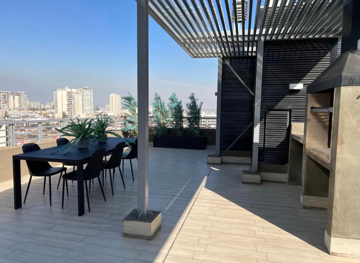 Apartamento En Santiago Centro Cerca De Movistar Arena, Caupolican Eksteriør billede